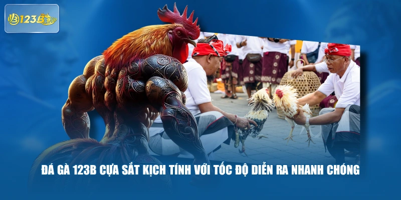 Đá Gà 123B Cựa Sắt Kịch Tính Với Tốc Độ Diễn Ra Nhanh Chóng